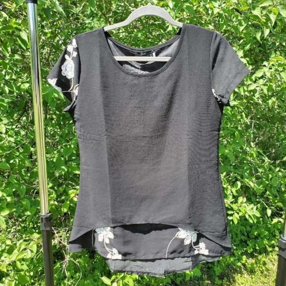 Cat black sheer multi layer white embroidery - Picture 1 of 8